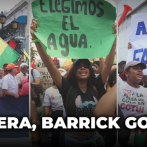 Sectores de izquierda marchan en rechazo a concesiones mineras