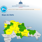 COE aumenta a nueve provincias en alerta amarilla tras incidencia de vaguada