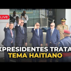 #ENVIVO: Abinader se reúne con expresidentes Leonel, Hipólito y Danilo para hablar de Haití