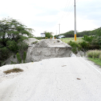 Carreteras de Neiba y Jimaní están partidas en dos