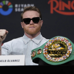 ‘Canelo’ y Crawford se elogian en última parada de gira antes de pelear en septiembre