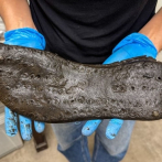 Excavan ocho zapatos gigantes en un fuerte romano en Inglaterra