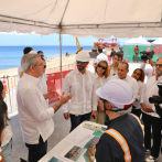 Abinader inauguró ayer línea de transmisión eléctrica en Manzanillo