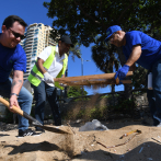 Listín Diario promueve limpieza de playa Isla Tortuga en Santo Domingo