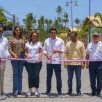 Collado inaugura la reparación de la calle Francisco Caamaño Deñó, en Las Terrenas