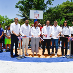 El programa Juega RD Banreservas entrega dos canchas reconstruidas en Samaná