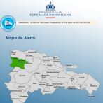 COE mantiene en alerta verde a Dajabón y a Santiago Rodríguez por efectos de vaguada