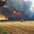 Un incendio forestal se extiende en Francia cerca de España