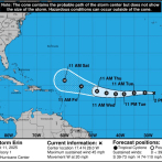 Gloria Ceballos dice tormenta Erin podría convertirse en huracán; vigilan su trayectoria