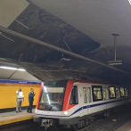 Se desprende plafón del techo en una estación del Metro de Santo Domingo