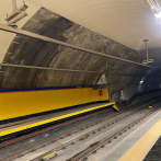 Opret retira plafones despegados de estación Rosa Duarte en la Línea 2 del Metro de Santo Domingo