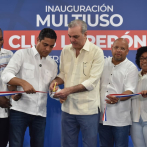 Presidente Abinader y ministro Kelvin Cruz entregan Multiuso Club Luperón