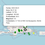 Se registra sismo de 4.6 en Bayaguana