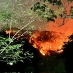 Denuncian que incendio forestal registrado en Jánico fue provocado