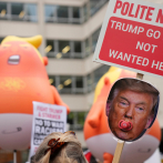 Protestas y arrestos en la visita de Trump a Londres