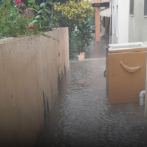 Fuertes lluvias provocan inundaciones en varios sectores de Santiago