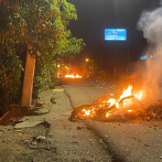 Sectores de Luperón en Puerto Plata amanecen en protesta ante eventual desalojo