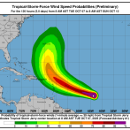 Se forma la tormenta tropical Jerry, la décima de la temporada en el Atlántico