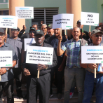 Así fue la manifestación de los agrónomos en la región del Cibao