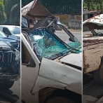 Accidente de tránsito en Piedra Blanca en la Autopista Duarte