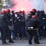 La policía española apresa a 17 personas por enfrentamientos en protesta fascista