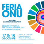 Naciones Unidas celebrará 80 aniversario con dos días de feria interactiva en la Plaza de la Cultura