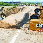 Grietas por Melissa persisten en la Circunvalación de Baní