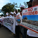 La Cuaba sale a las calles en rechazo a construcción de relleno sanitario