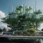 Edificios y ciudades inspiradas en árboles y bosques