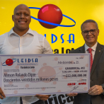 LEIDSA entrega 222 millones al ganador del Loto y el Más