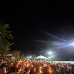 Residentes de La Cuaba encienden velas en contra de instalación de vertedero
