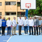 Banreservas remodela la cancha mixta en Villa Consuelo