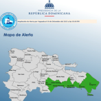 Seis provincias bajo alerta verde debido a incidencia de sistema frontal