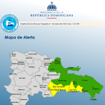 Amplían a 12 provincias en alertas por vaguada; Santo Domingo y otras tres en amarilla