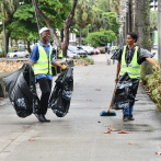 Alcaldía del DN limpia vías donde se realizaron grandes celebraciones de Año Nuevo