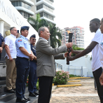 Comité Olímpico Dominicano recibe parada de la antorcha de Juegos Militares y Policiales
