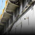 Condiciones debajo de las instalaciones del puente Juan Pablo Duarte