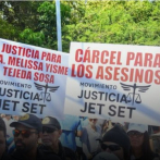 Movimiento Justicia en el Jet Set marcha hacia el Palacio Nacional