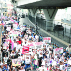 Movimiento Justicia marchó ayer al Palacio por caso Jet Set