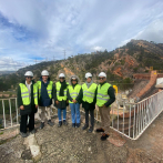Delegación de Egehid visita hidrobombeo en construcción en Gran Canaria, España