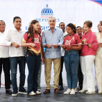 Abinader y ministro de Deportes Kelvin Cruz dejan inaugurados dos Polideportivos en Puerto Plata