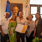 El Blachy es reconocido por la Alcaldía del DN como Munícipe Distinguido de Santo Domingo
