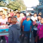 La Cuaba protesta en rechazo a declaraciones de viceministro de Medio Ambiente sobre vertedero