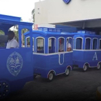 Tren eléctrico circula en la UASD para el desplazamiento interno de los estudiantes