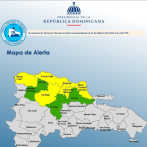 COE eleva a 10 provincias en alerta amarilla por sistema frontal; seis en amarilla