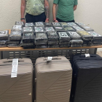 Arrestan a dos serbios e intervienen 75 paquetes de presumible cocaína en aeropuerto de Punta Cana