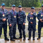 La Policía barre en las pruebas de tiro con fusil de los Juegos Militares