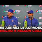 Luis Arraez le agradece mucho a Nelson Cruz por recibirlo en RD