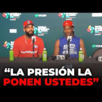 Dominicana: Abner Uribe y Seranthony Domínguez están disponibles cuando Pujols los necesite