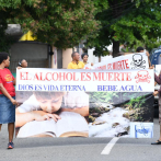 Realizan caminata para crear conciencia a los daños que provoca el alcohol y las drogas